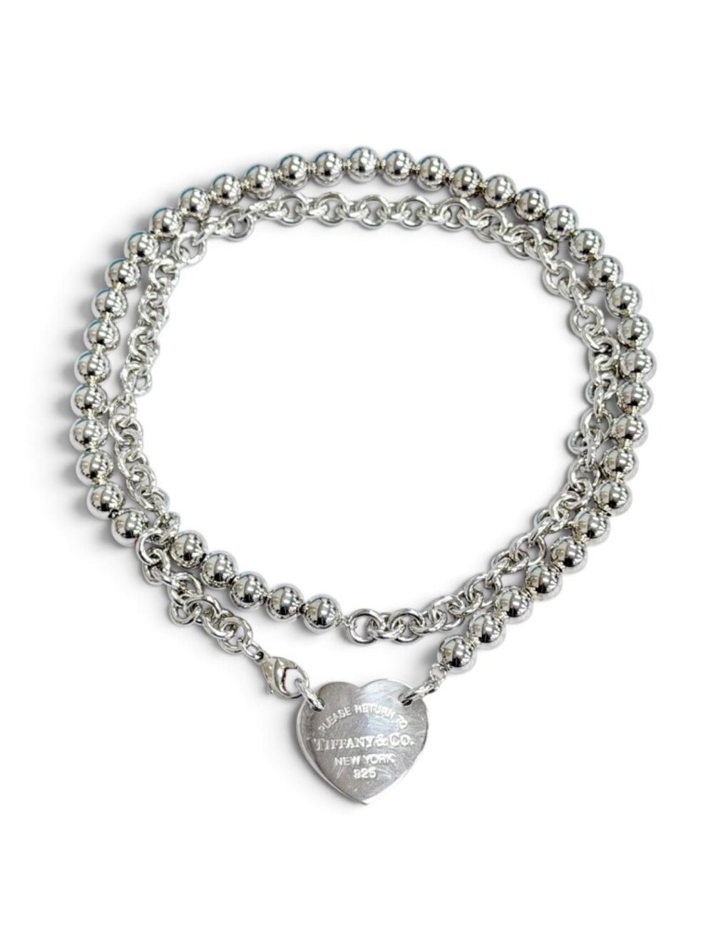 Tiffany & Co Return to Tiffany HardWear Heart Tag Wrap Long Necklace